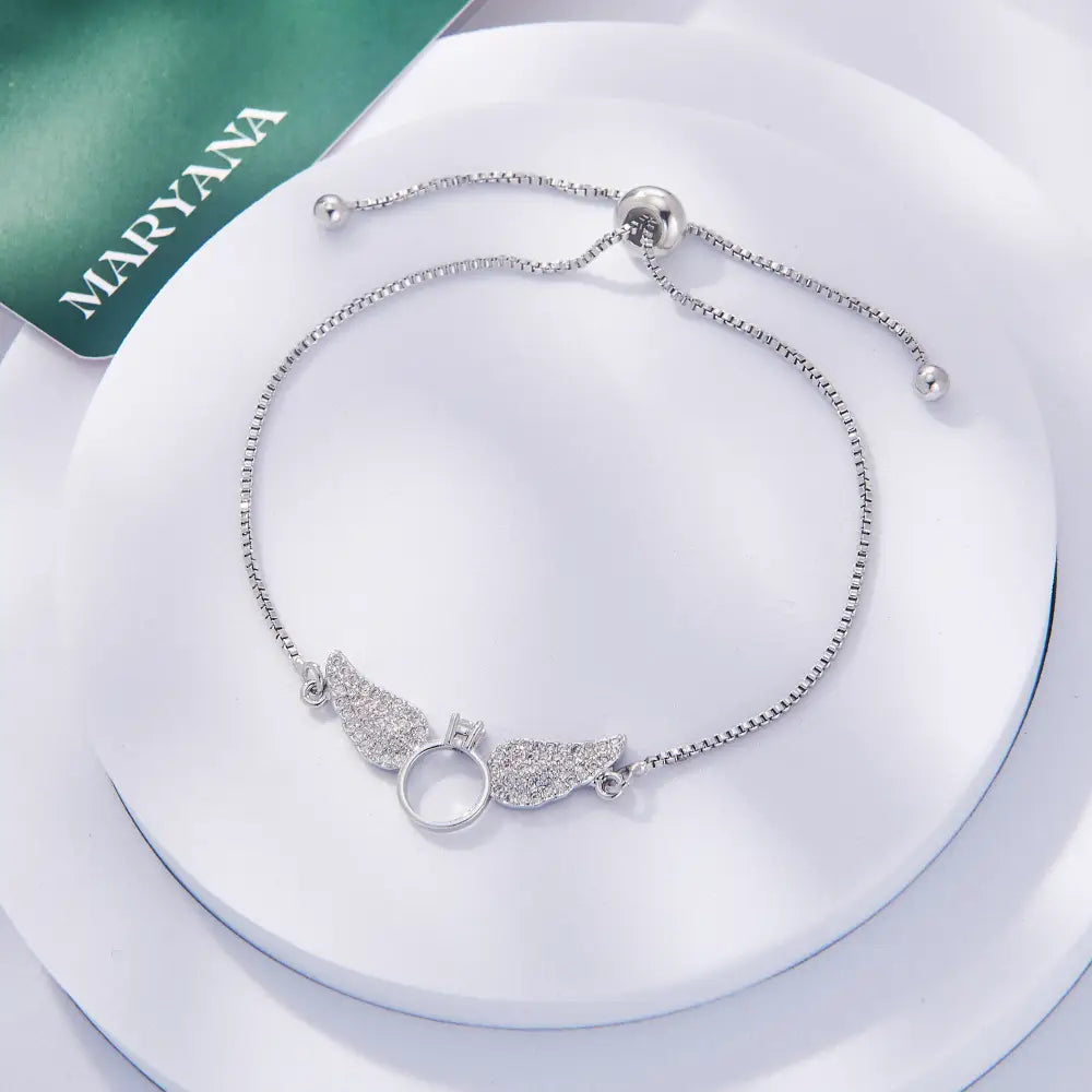 BRACELET MODE ANGE AILES ANNEAU - MARYANA BIJOUX