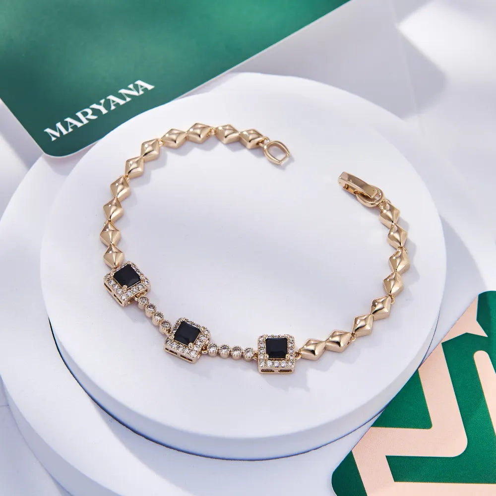 BRACELET OVAL RUBY - MARYANA BIJOUX