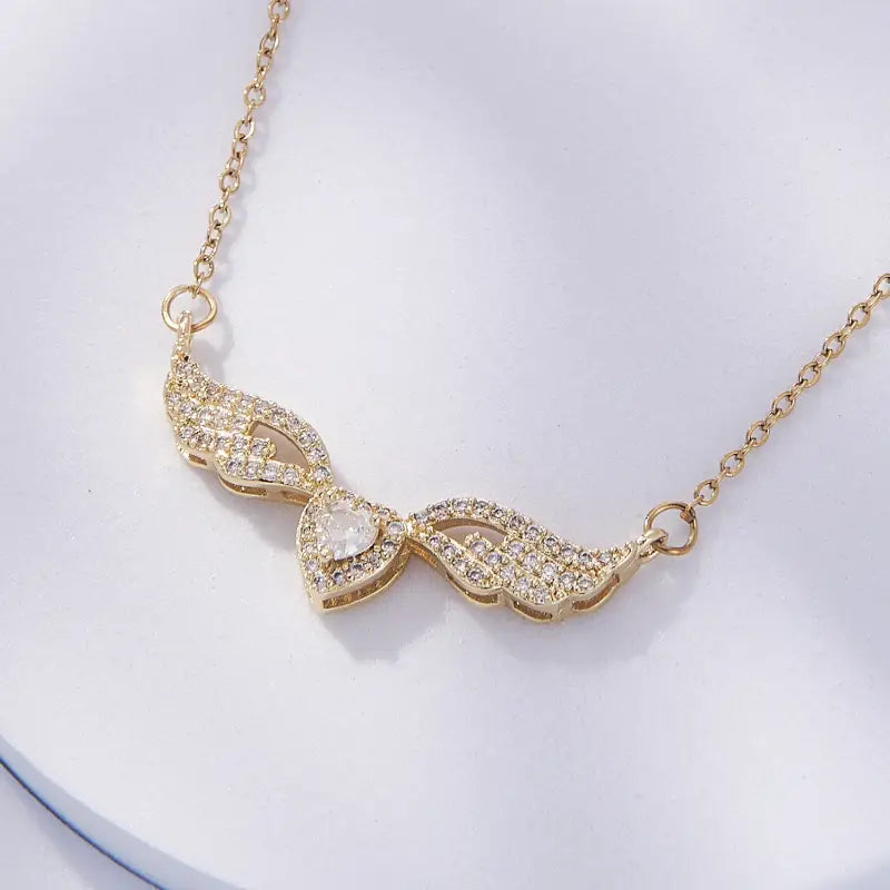 COLLIE DE LUXE LÉGER AVEC AILES D'AMOUR - MARYANA BIJOUX