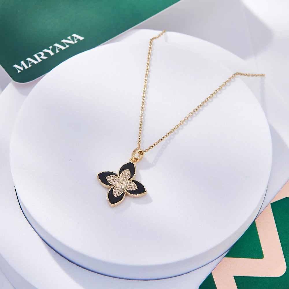 COLLIER FLEUR TRÈFLE