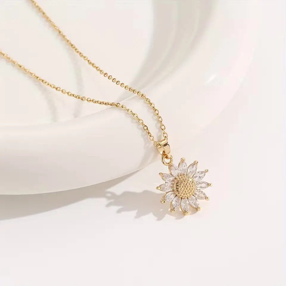 COLLIER DE FLEUR DE SOLEIL - MARYANA BIJOUX