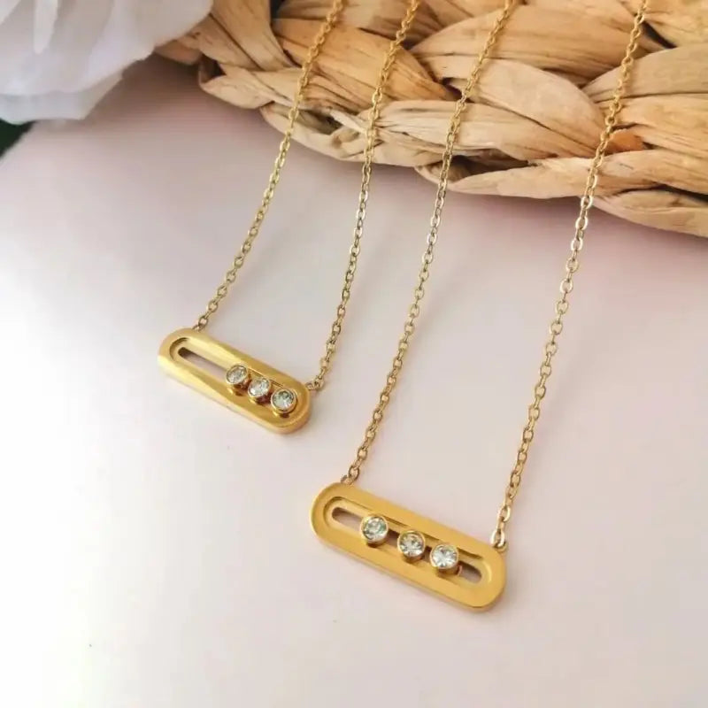 COLLIER RECTANGULAIRE AMOVIDE - MARYANA BIJOUX