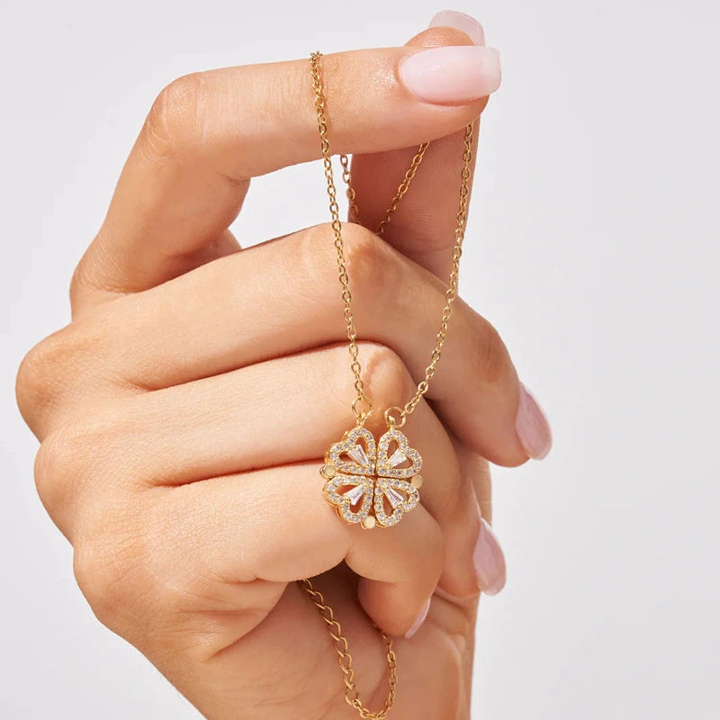 COLLIER COEUR TRÉFLE MAGÉTIQUE - MARYANA BIJOUX