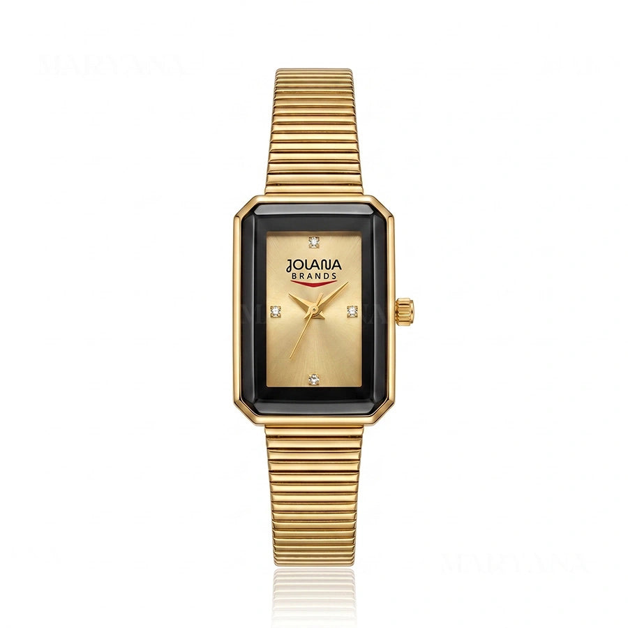 MONTRE ÉCLAT NOIR DORÉ/M