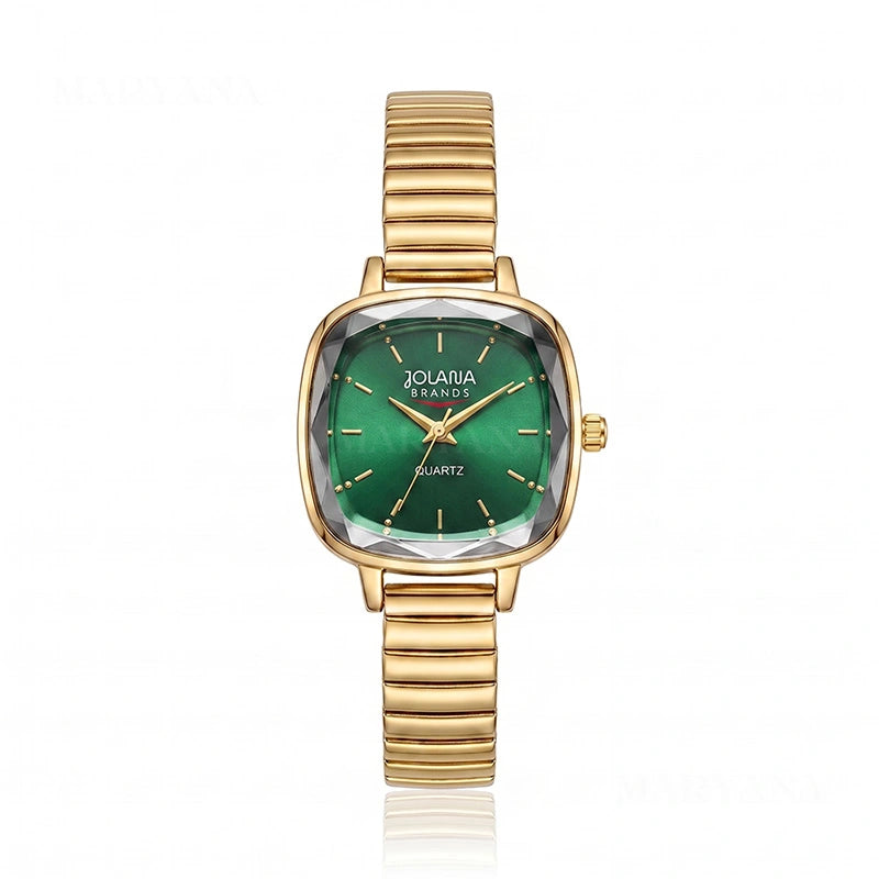 MONTRE CRISTAL DOUX DORÉ/V
