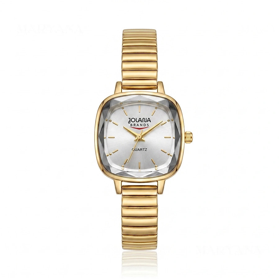 MONTRE CRISTAL DOUX DORÉ/B