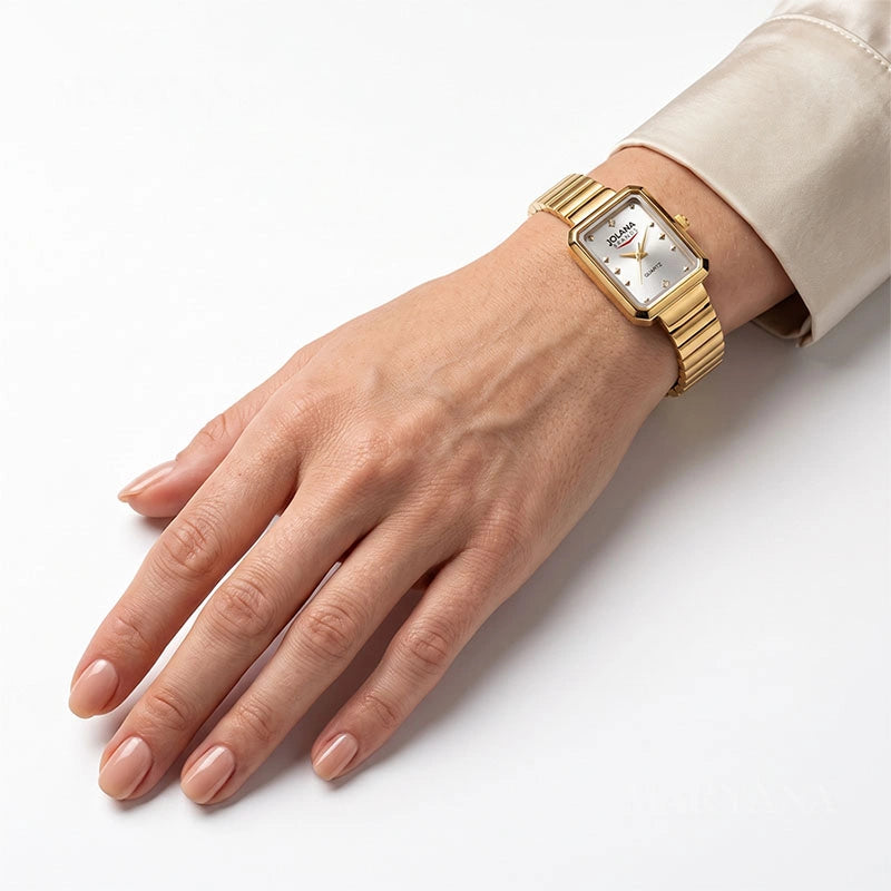 MONTRE PERLE PRESTIGE DORÉ/B