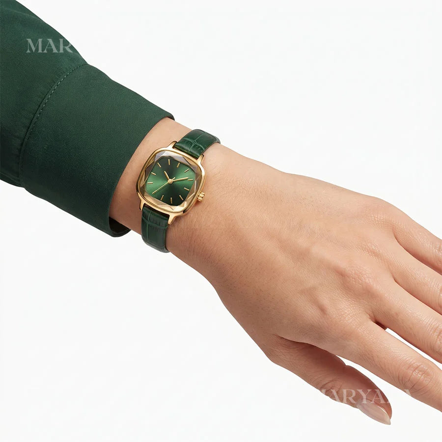 MONTRE CRYSTALIA VERT/VERT