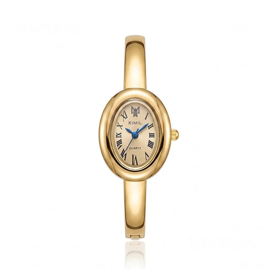 MONTRE XIMIL ROYALE DORÉ/BEIGE