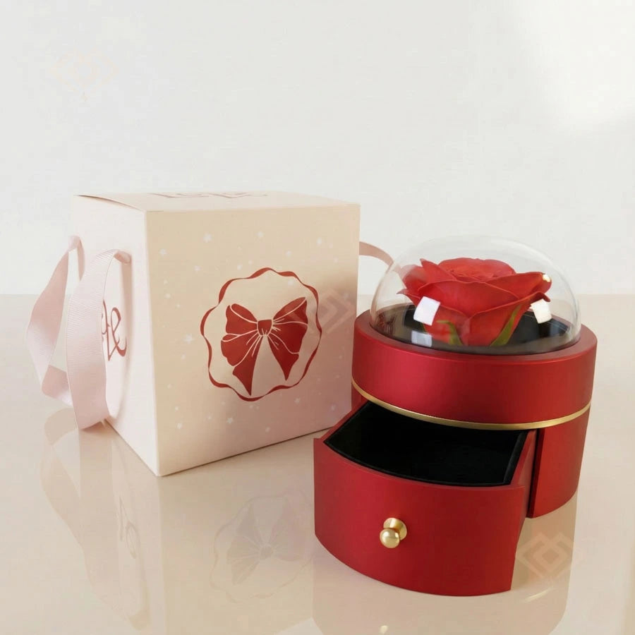 BOÎTE BLOOM LUXE AVEC COLLIER ÉCLAT ÉTERNEL