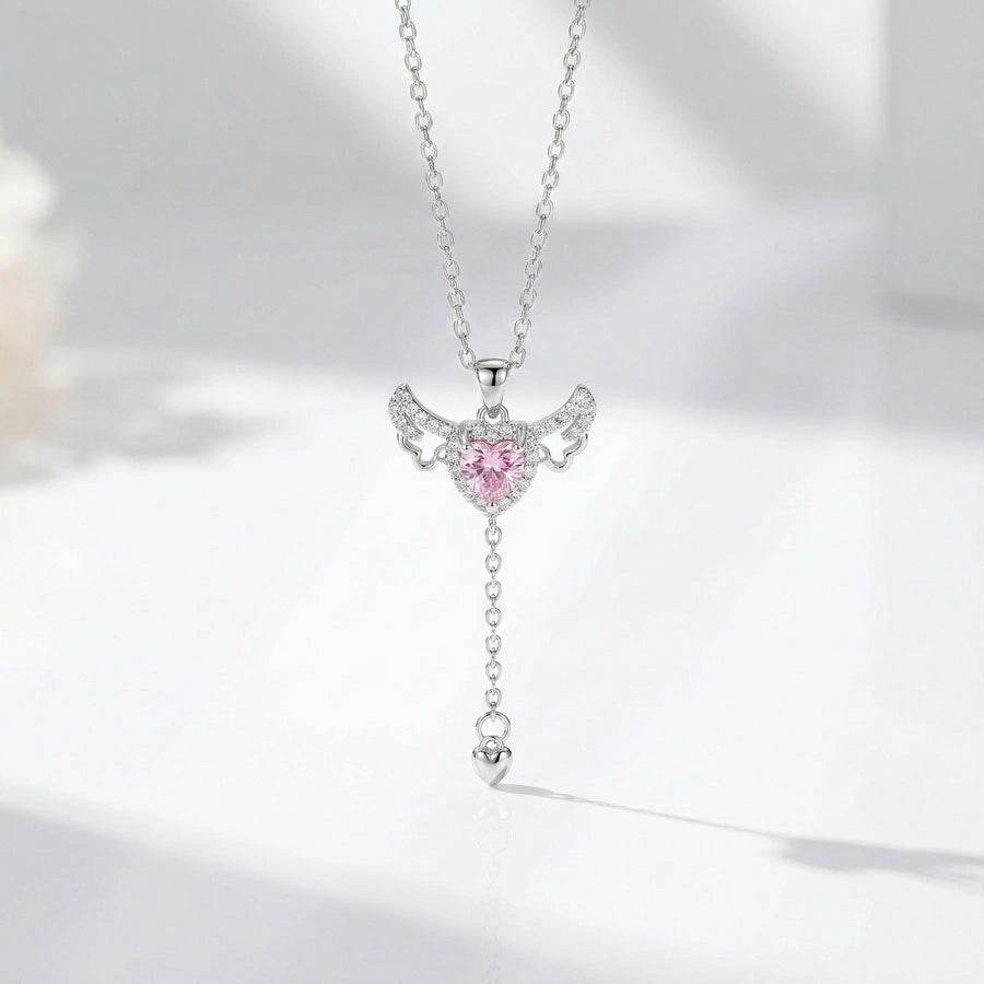 BOITE FLEUR ETERNA ROSE AVEC PACK ANGE D’AMOUR ÉTERNEL