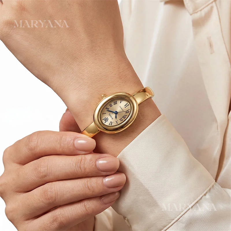 MONTRE XIMIL ROYALE DORÉ/BEIGE