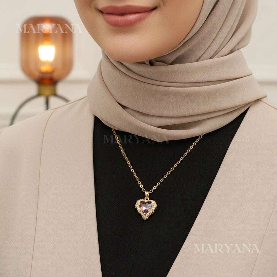 COLLIER PERLE DU CŒUR