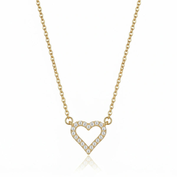 COLLIER COEUR EN CRISTAL
