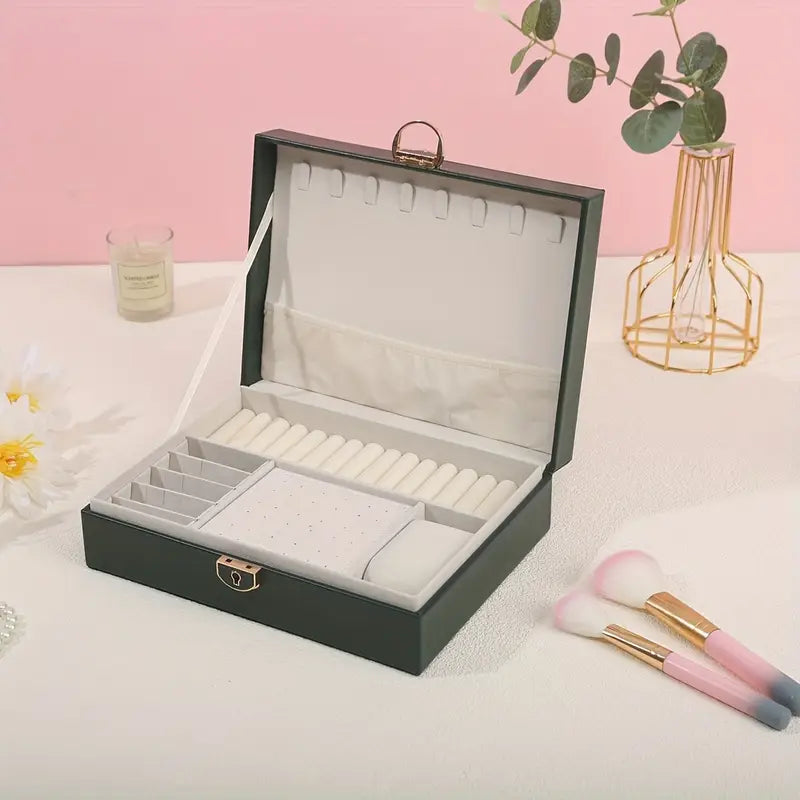 Organisateur de bijoux luxueux en cuir PU - MARYANA BIJOUX