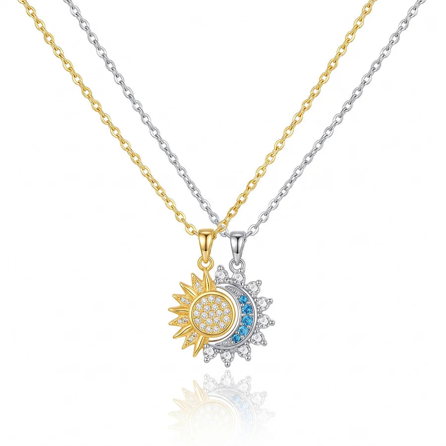 COLLIER SOLEIL ET LUNE
