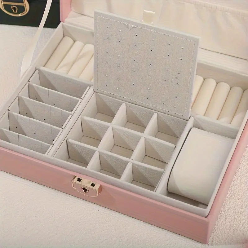 Organisateur de bijoux luxueux en cuir PU - MARYANA BIJOUX