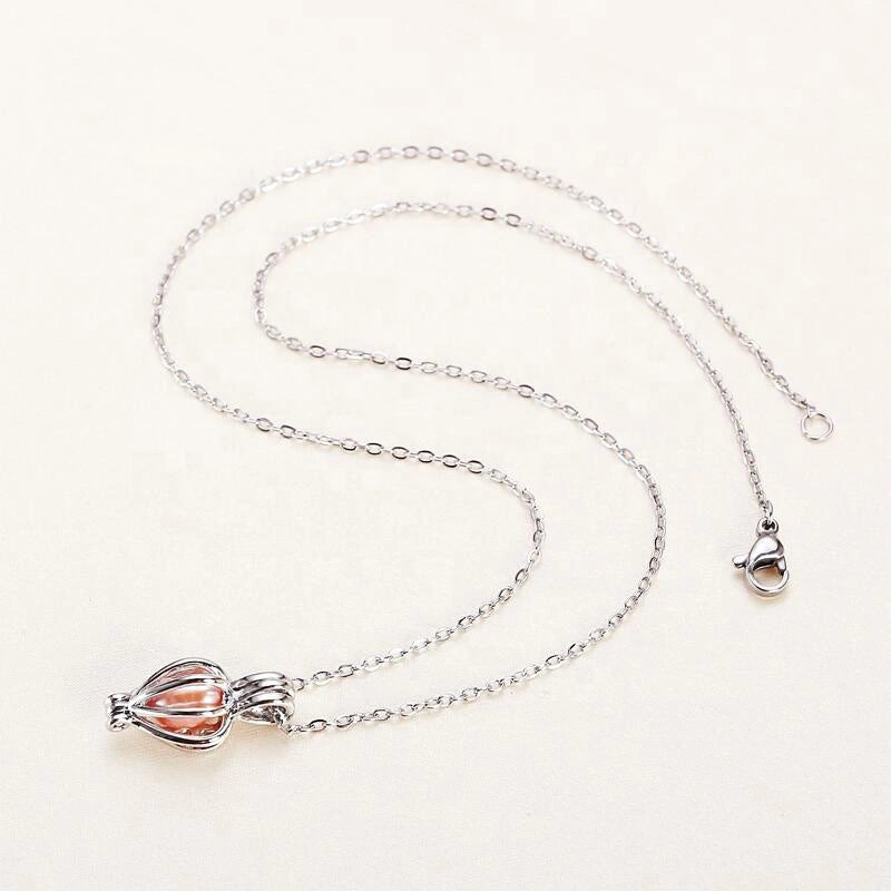 COLLIER CŒUR ÉTERNEL AVEC PERLE – ÉDITION LUXE