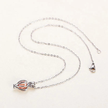 COLLIER CŒUR ÉTERNEL AVEC PERLE – ÉDITION LUXE
