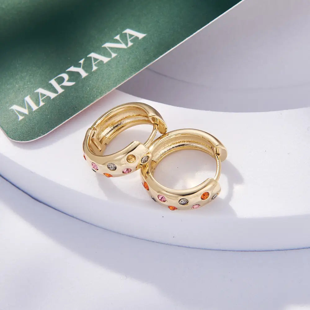 BOUCLES D'OREILLES HUGGIE EN OR - MARYANA BIJOUX