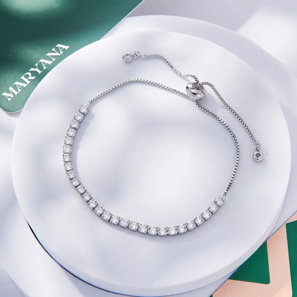GOURMETTE RIVIÈRE AJUSTABLE 💎 - MARYANA BIJOUX