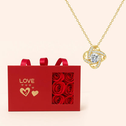 BOÎTE TRÉSOR D’AMOUR AVEC COLLIER ÉCLAT ÉTERNEL