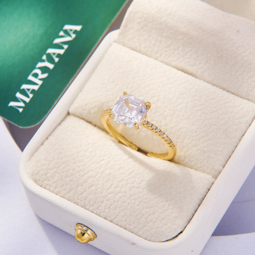 BAGUE MOISSANITE COUPE RADIEUSE - MARYANA BIJOUX