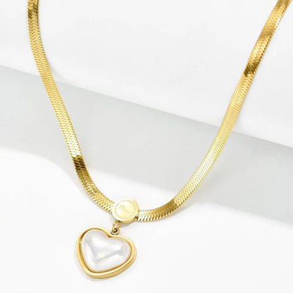 COLLIER COQUILLAGE COEUR