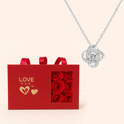 BOÎTE TRÉSOR D’AMOUR AVEC COLLIER ÉCLAT ÉTERNEL