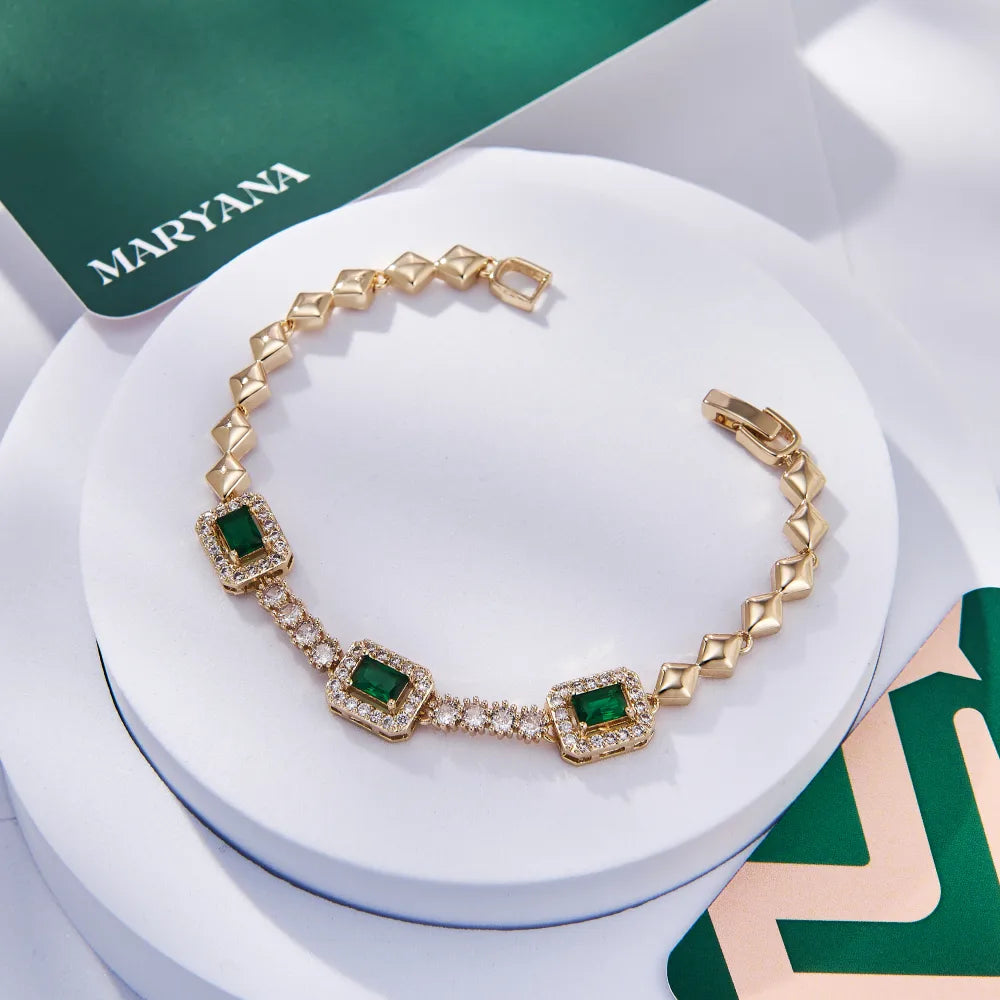 BRACELET OVAL RUBY - MARYANA BIJOUX