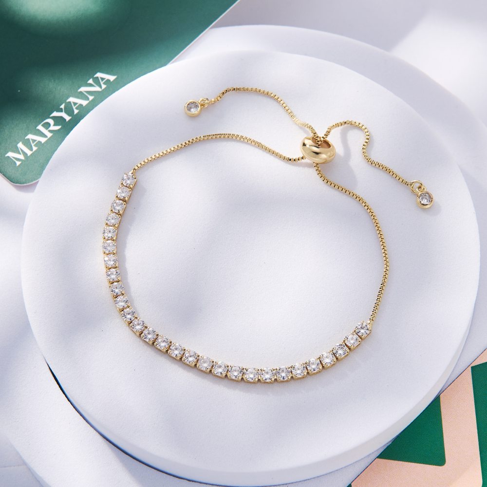 GOURMETTE RIVIÈRE AJUSTABLE 💎 - MARYANA BIJOUX