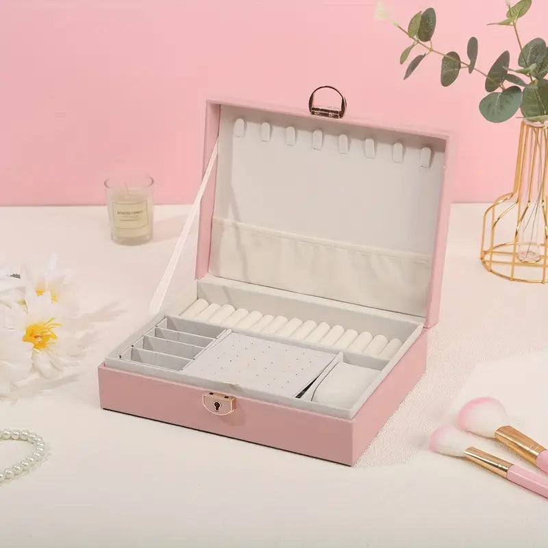 Organisateur de bijoux luxueux en cuir PU - MARYANA BIJOUX