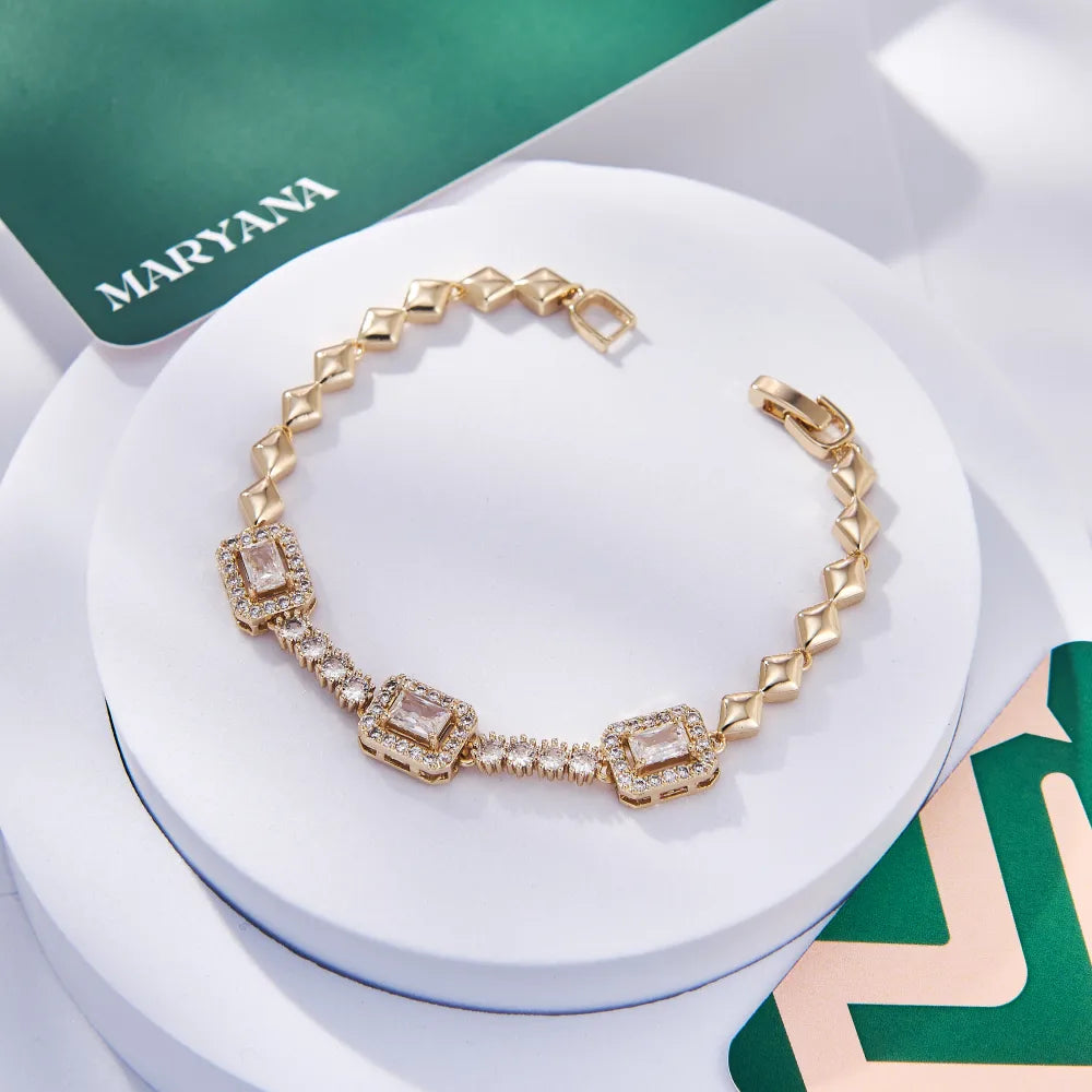 BRACELET OVAL RUBY - MARYANA BIJOUX