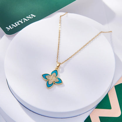 COLLIER FLEUR TRÈFLE - MARYANA BIJOUX