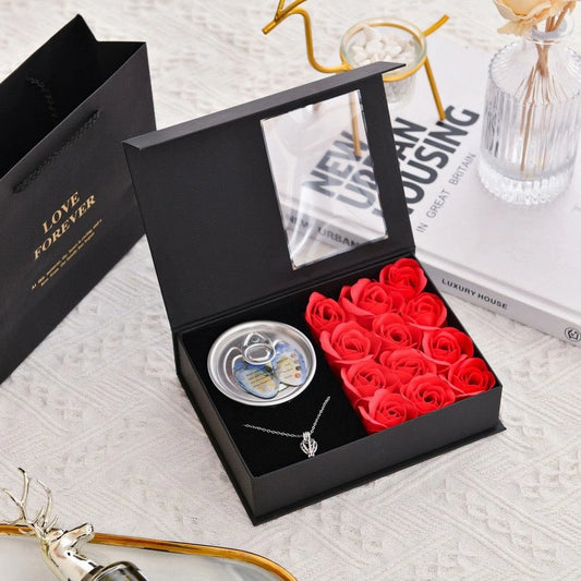 COLLIER CŒUR ÉTERNEL AVEC PERLE – ÉDITION LUXE