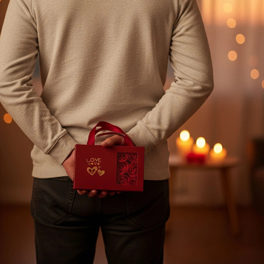 BOÎTE TRÉSOR D’AMOUR AVEC COLLIER ÉCLAT ÉTERNEL