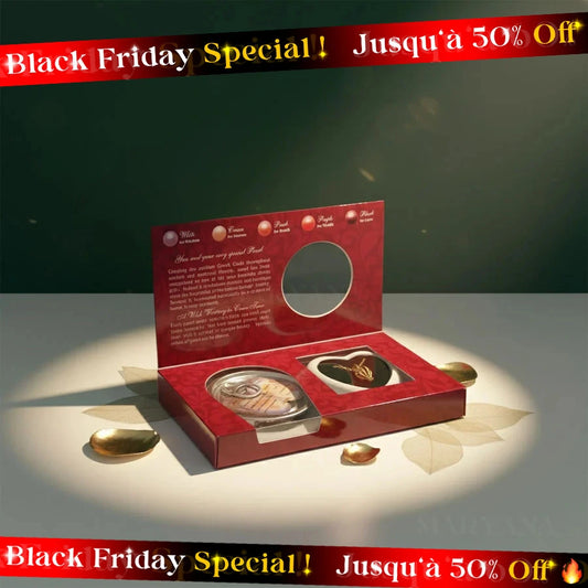 COLLIER CŒUR AVEC PERLE EN BOÎTE CADEAU