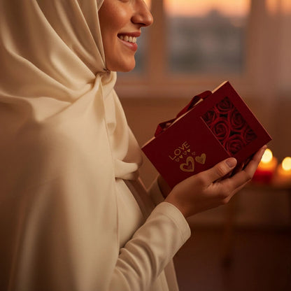 BOÎTE TRÉSOR D’AMOUR AVEC COLLIER ÉCLAT ÉTERNEL