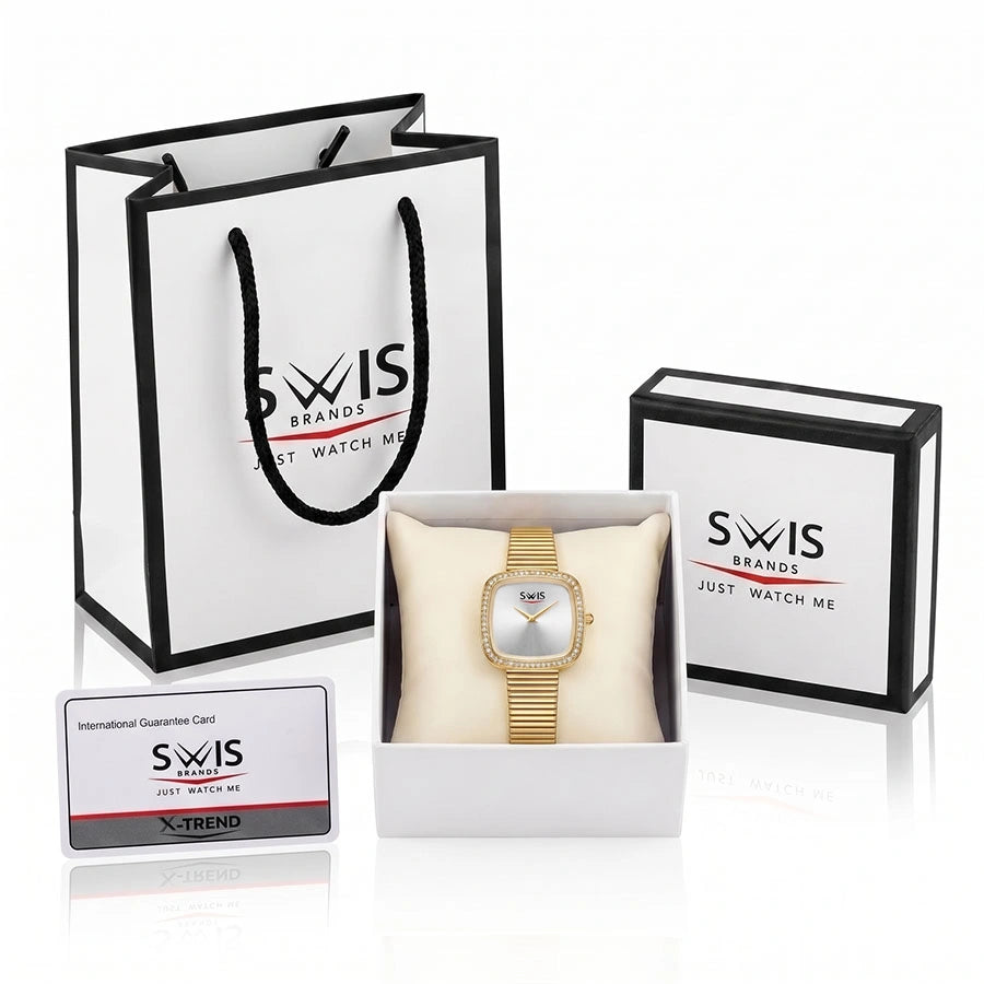 MONTRE SWIS AURÉLIA DORÉ/B