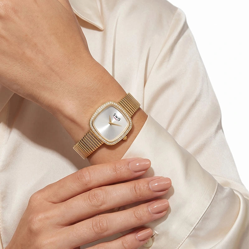 MONTRE SWIS AURÉLIA DORÉ/B