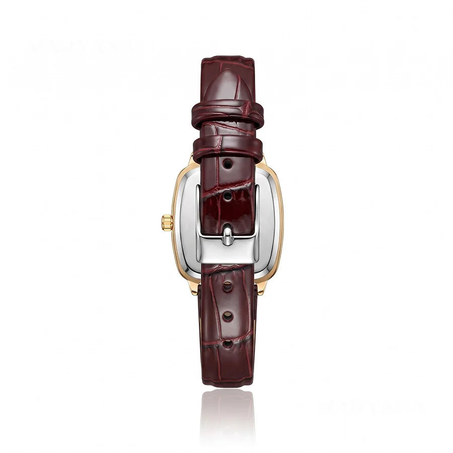 MONTRE VELORA MARRON/BLANC