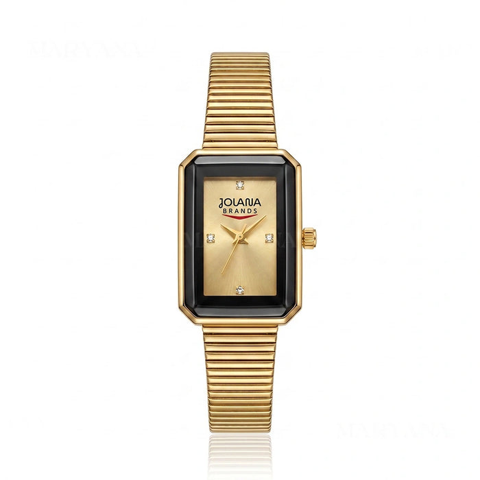 MONTRE JOLANA ÉCLAT NOIR DORÉ/M — image 1