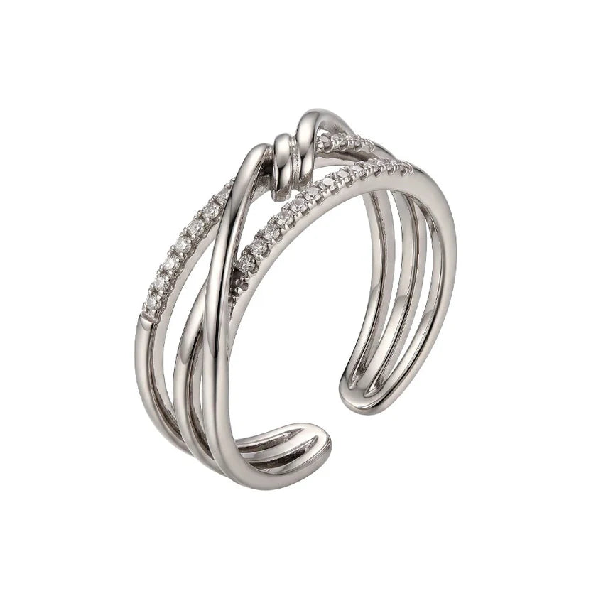 BAGUE OUVERTE TORSADÉ