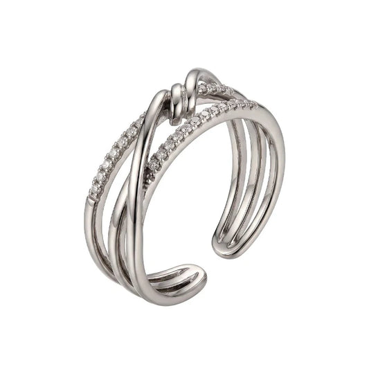 BAGUE OUVERTE TORSADÉ