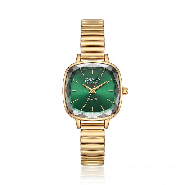 MONTRE JOLANA CRISTAL DOUX DORÉ/V — image 1