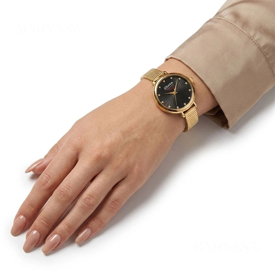 MONTRE ÉCLAT NOCTURNE DORÉ/N