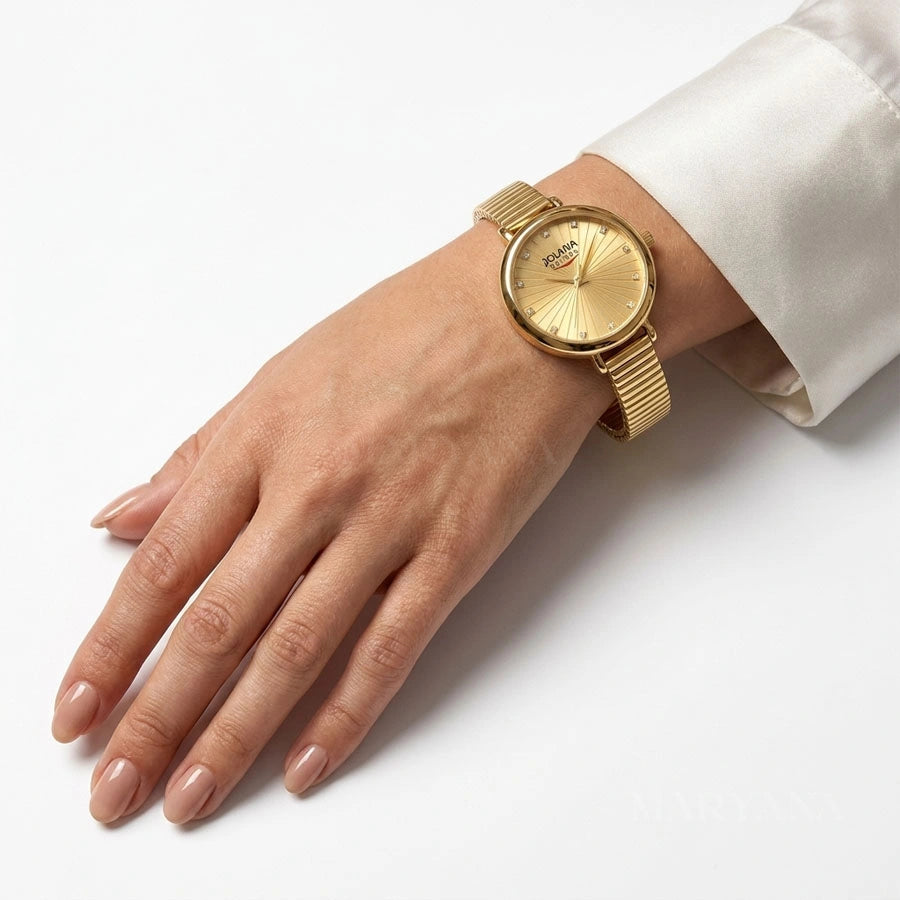 MONTRE ÉCLAT NOCTURNE DORÉ/M