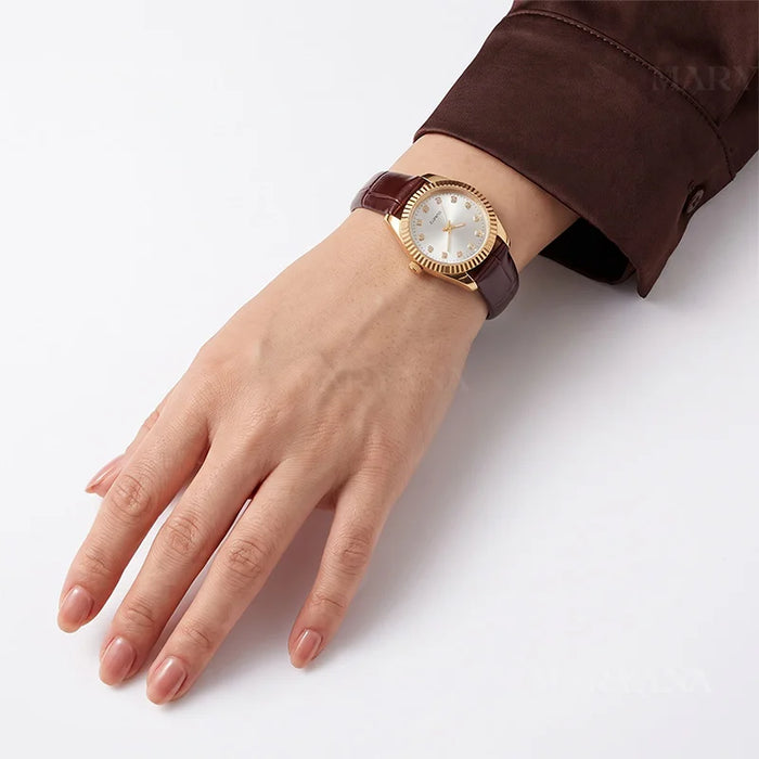 MONTRE VERSAILLES MARRON/BLANC — image 2