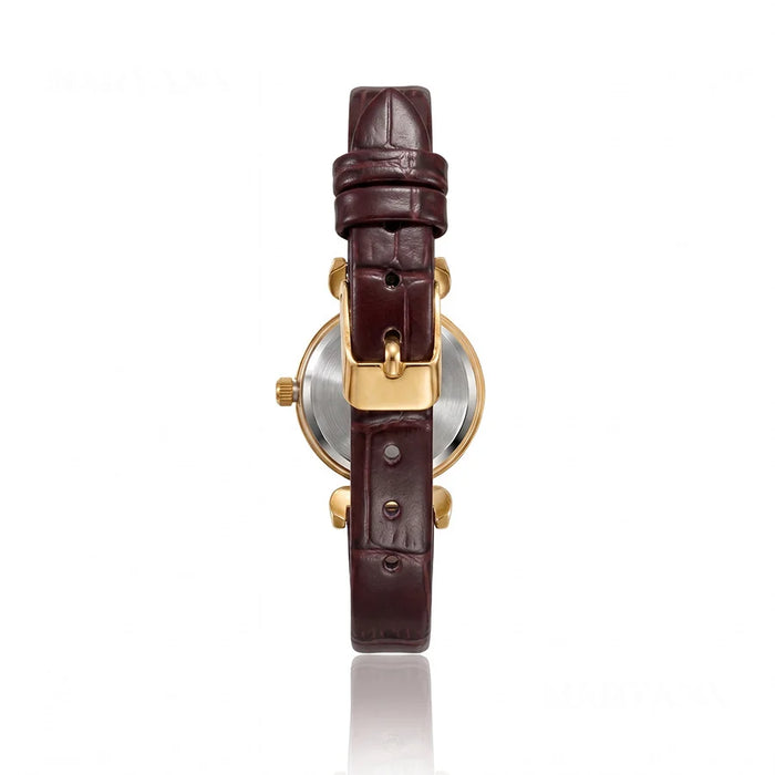 MONTRE LORENZA MARRON/DORÉ — image 3