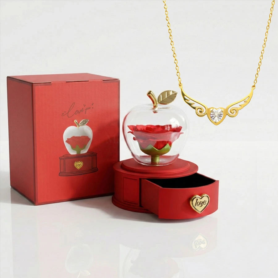BOÎTE APPLE BLOSSOM AVEC COLLIER VOL DE L’AMOUR